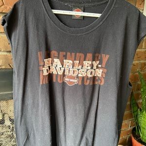 Sleeveless Harley Davidson Tee